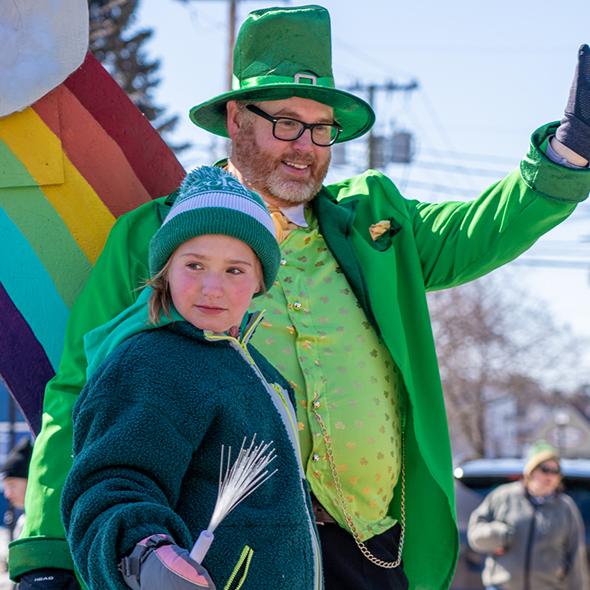 St. Patrick's Day Parade in Sturgeon Bay